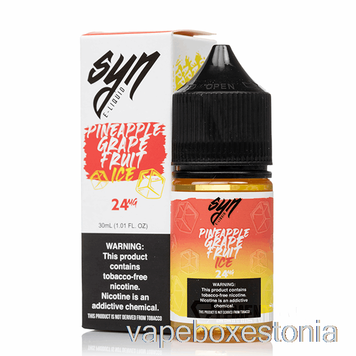 Vape Box Estonia Jää Ananass Viinamarja Puu - Sün Soolad - 30ml 48mg